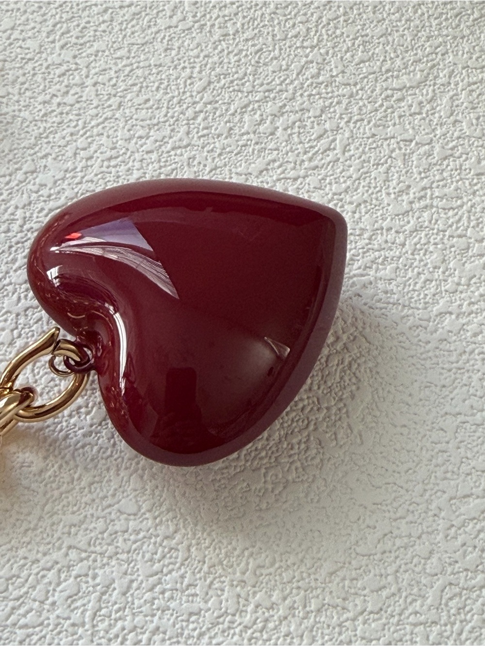 NWOT Roxanne Assoulin big puffy heart Gold Chain Necklace - Picture 6 of 7